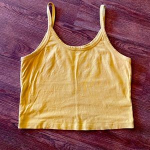 Arq Chartreuse Crop Tank